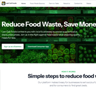 Last Call Foods preview with warm food imagery.